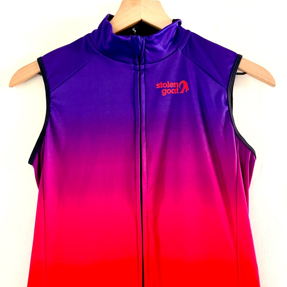 Women's Purple Pink Ombre Cycling Vest